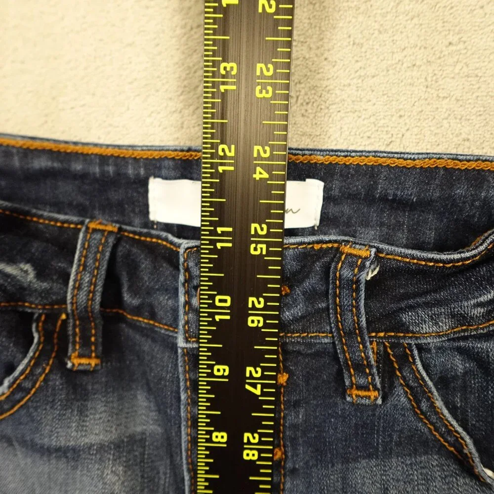 KanCan‎ Karlee High Rise Ankle Skinny Jeans Women’s 5/26 Distressed Dark Wash